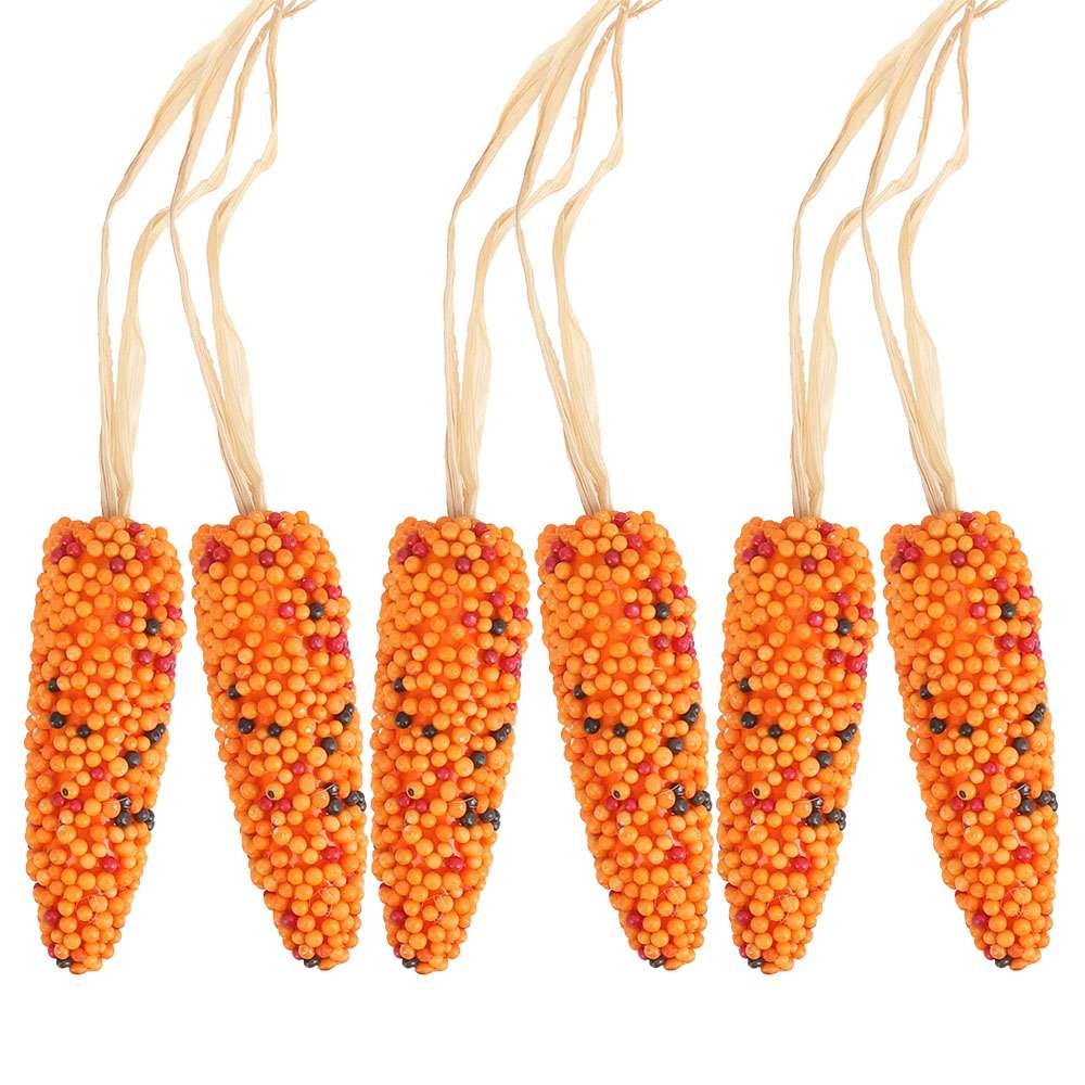 6Pcs Artificial Ornamental Foam Corn Decoration Thanksgiving Fall Home Decor