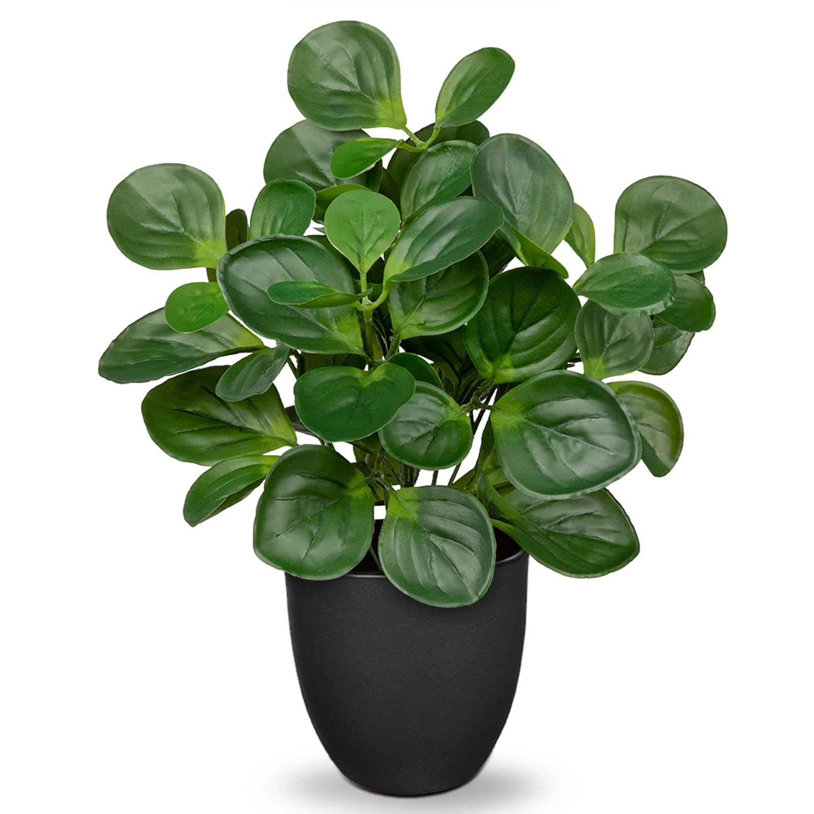 14.5″ Artificial Plants Indoor Home Decor Fake Potted Silk Plant Peperomia Hope