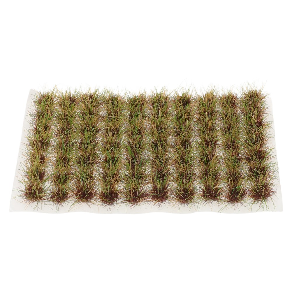 70Pcs Green Miniature Static Grass Tufts for Model Railway Decoration Wool