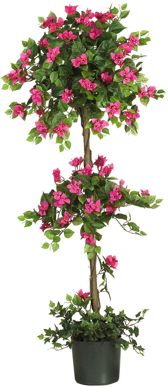 5′ HIGH QUALITY ARTIFICIAL FAKE SILK BOUGAINVILLEA TOPIARY TREE REALISTIC