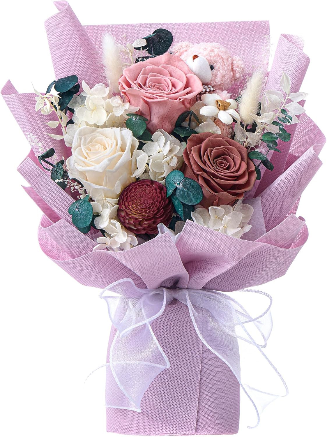 Polylove Forever Flower Bouquet Flowers for Delivery Prime Preserved Roses with