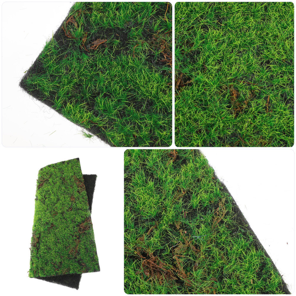 Artificial Moss Mat Decorative Simulated Turf Fake Grass for Project Plastic