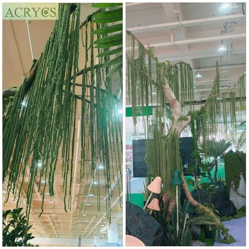 60 Pcs Hanging Moss Vines Faux Moss Garland for Decorating Plants Artificial