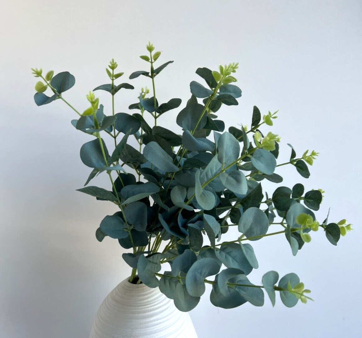 Eucalyptus Bush Australian Native Leaf Foliage Artificial Flowers greenery x 1