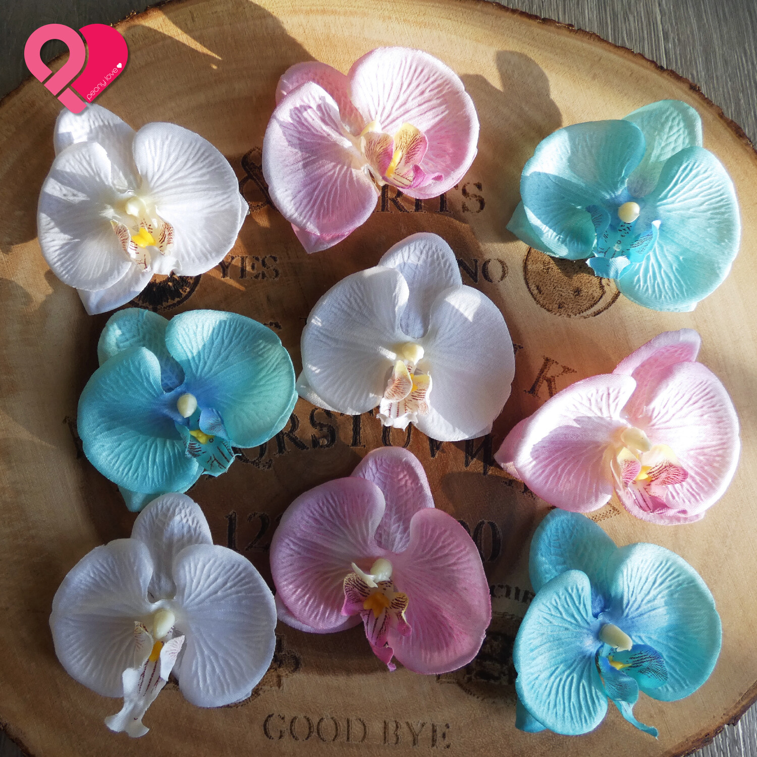 Jumbo Artificial Butterfly Orchid Silk Flower Wedding Party Phalaenopsis Bouquet