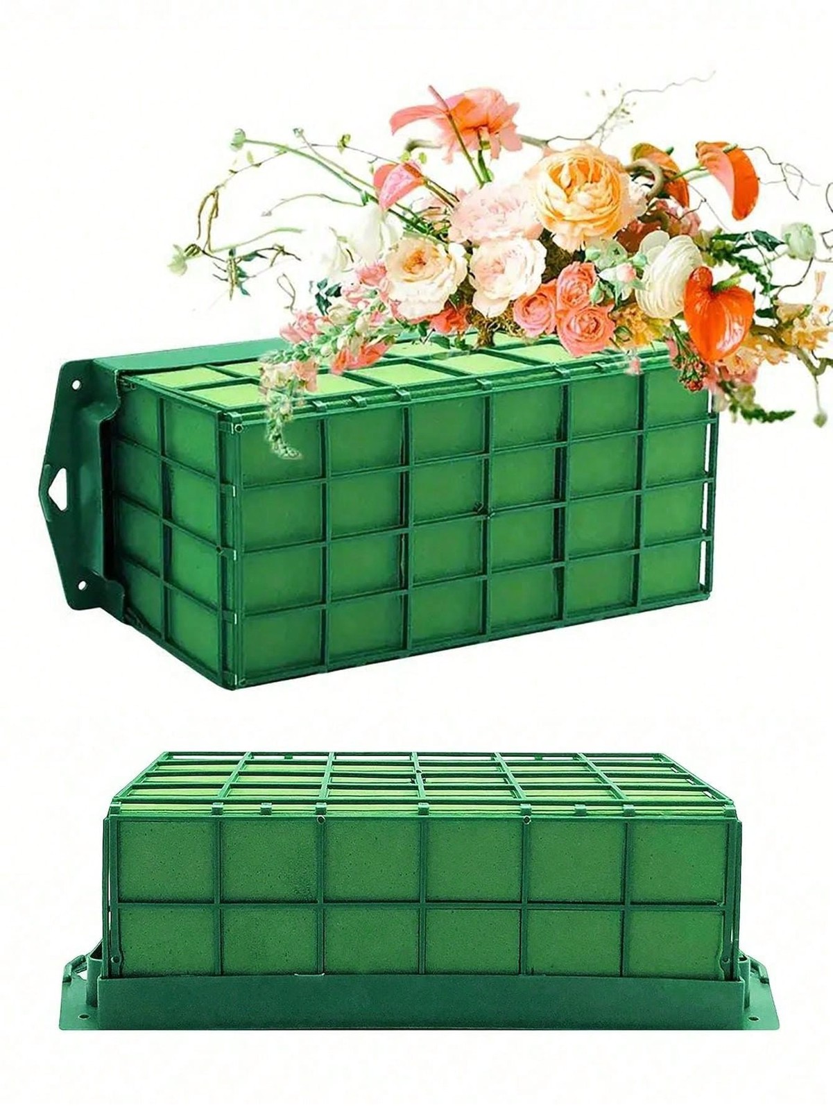 1pc Square Floral Cage Foam Hanging Flower Box Wedding Wall Centerpiece