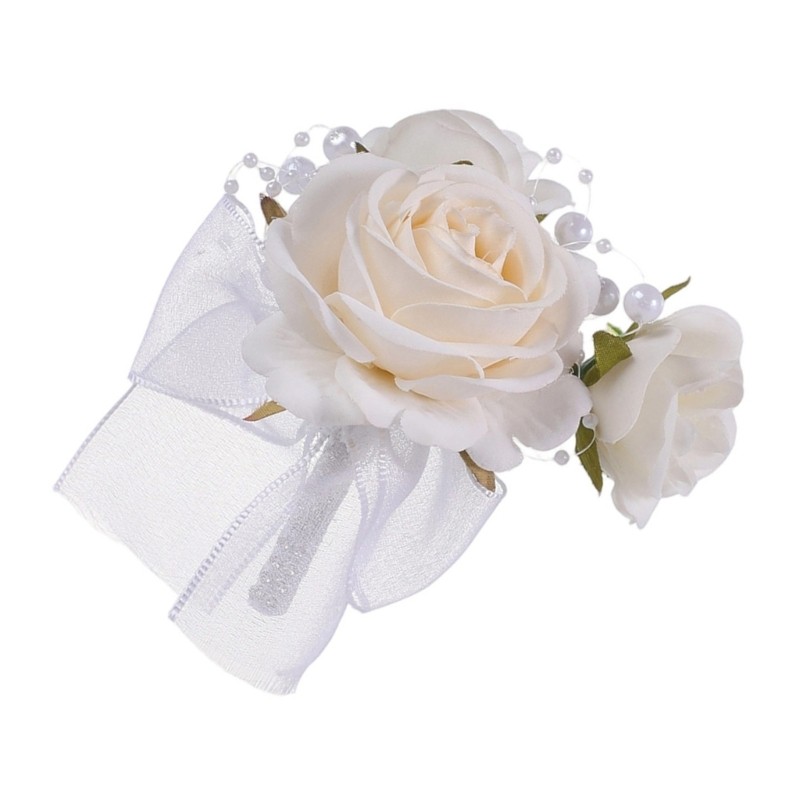 Faux Floral Arrangement Rhinestones Roses For Anniversary Dinner Table