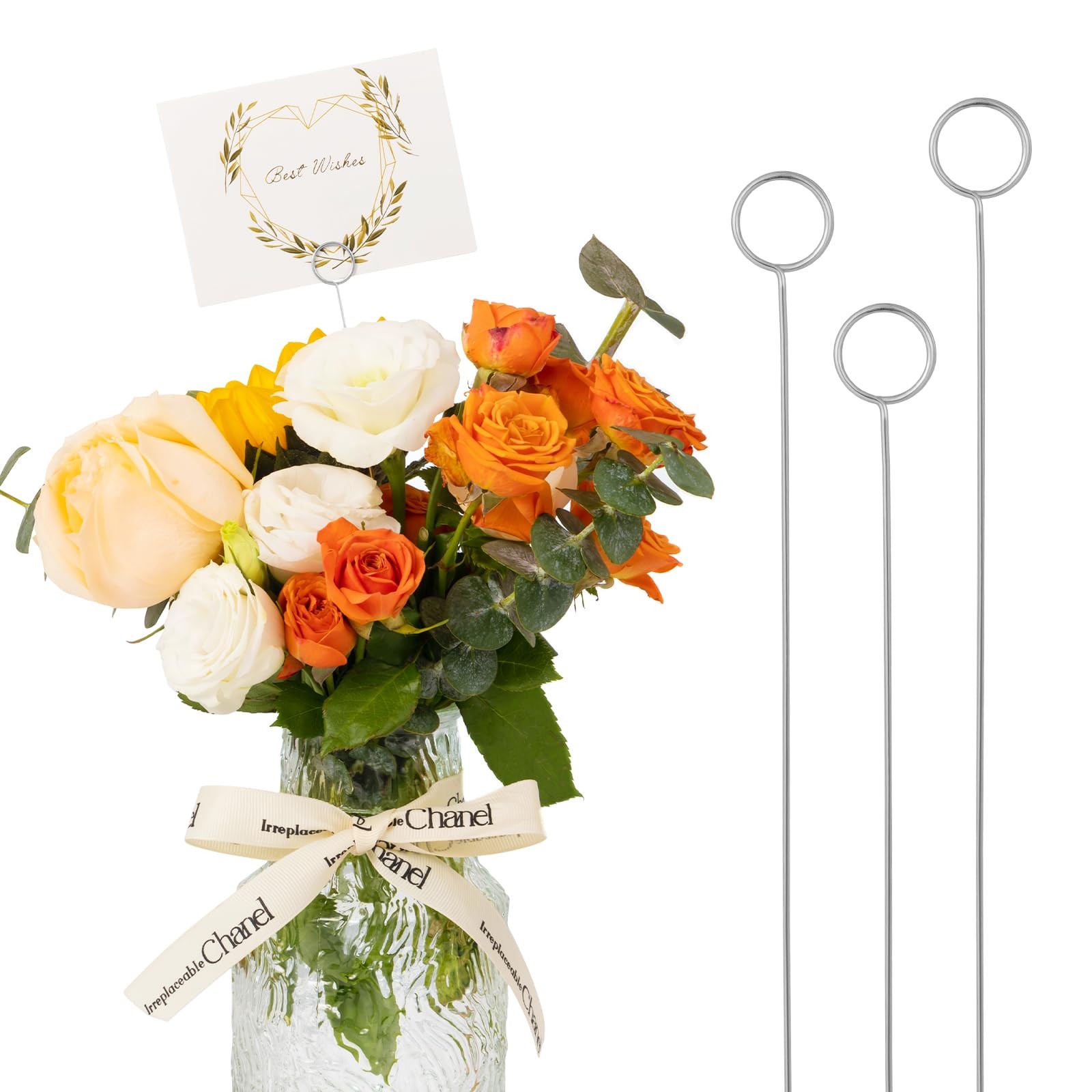 30Pcs Floral Picks-Wire Place for Wedding