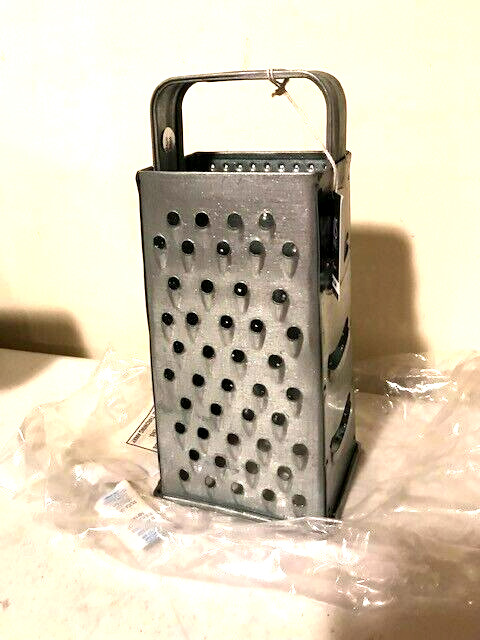 Cheese Grater in Galvanized Tin -9 inch