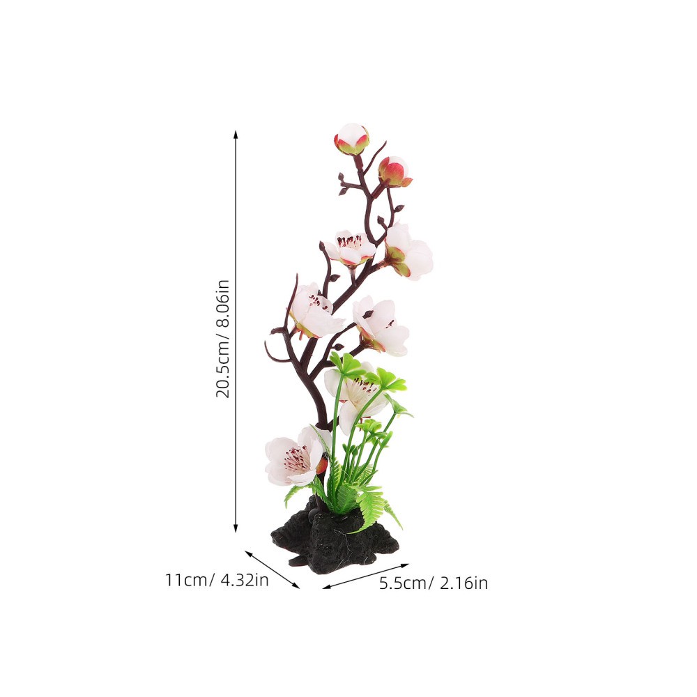 3 Pcs Japanese Decorative Ornaments Fake Flower Dish Artificial Decors