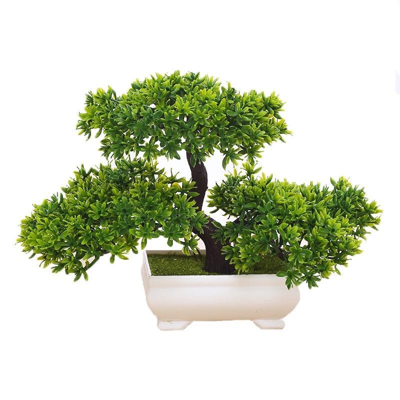 Artificial Bonsai Tree Potted Fake Plant Home Garden Table Room Decor Ornament