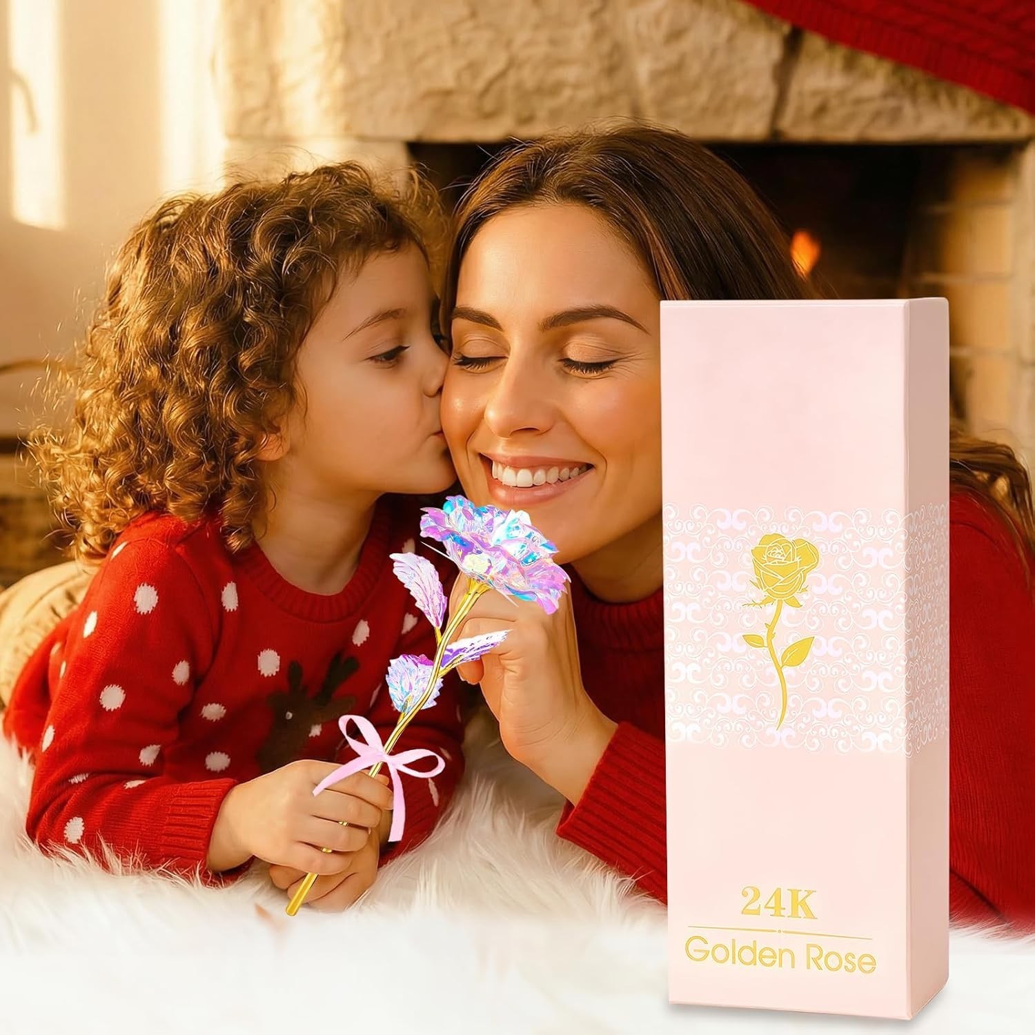 Handcrafted Galaxy Rose Keepsake for Mom – Perfect for Mother’s Day & Birthdays