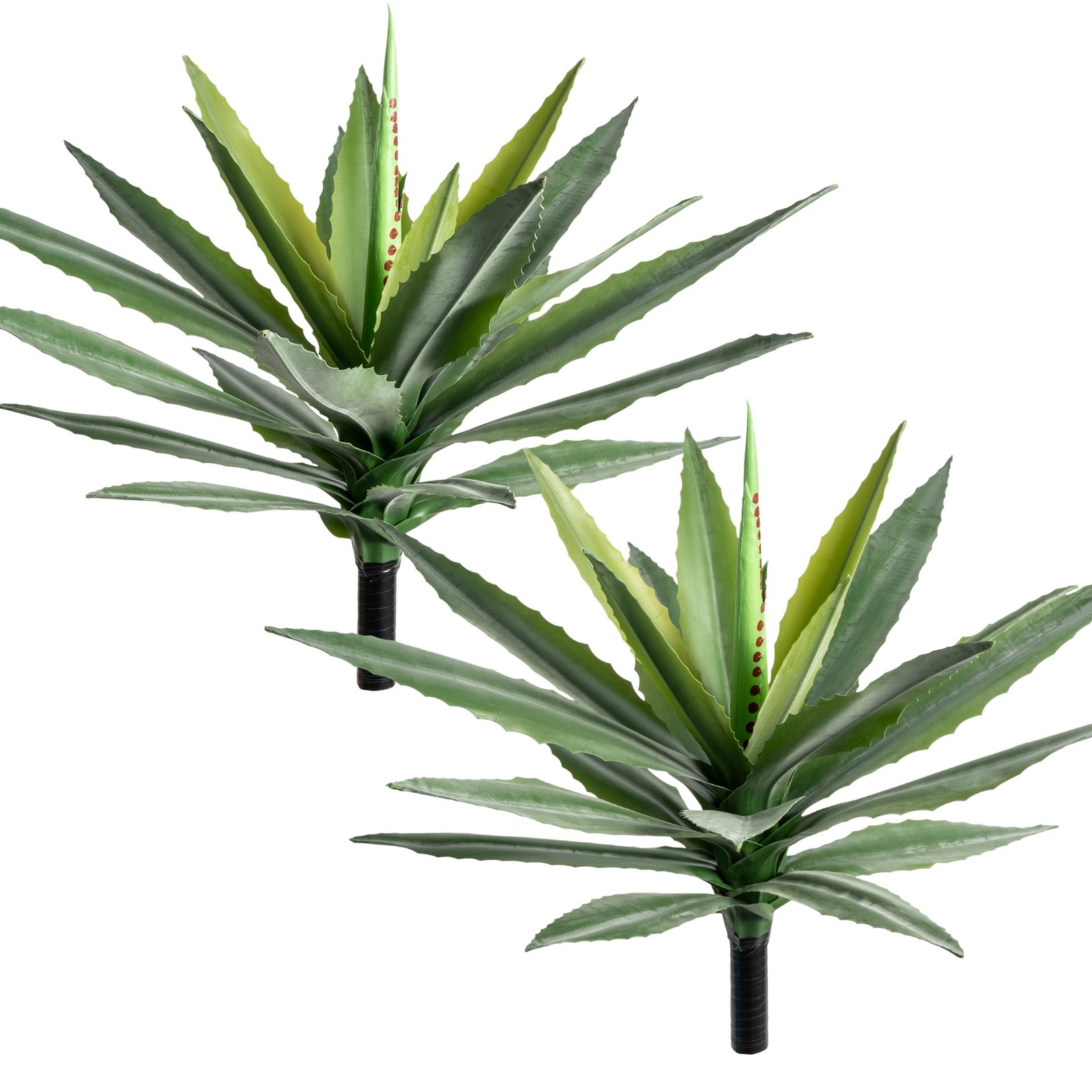 Best Artificial Agave Plant Outdoor, 22Inch Fake Plants UV Resistant for Indoor