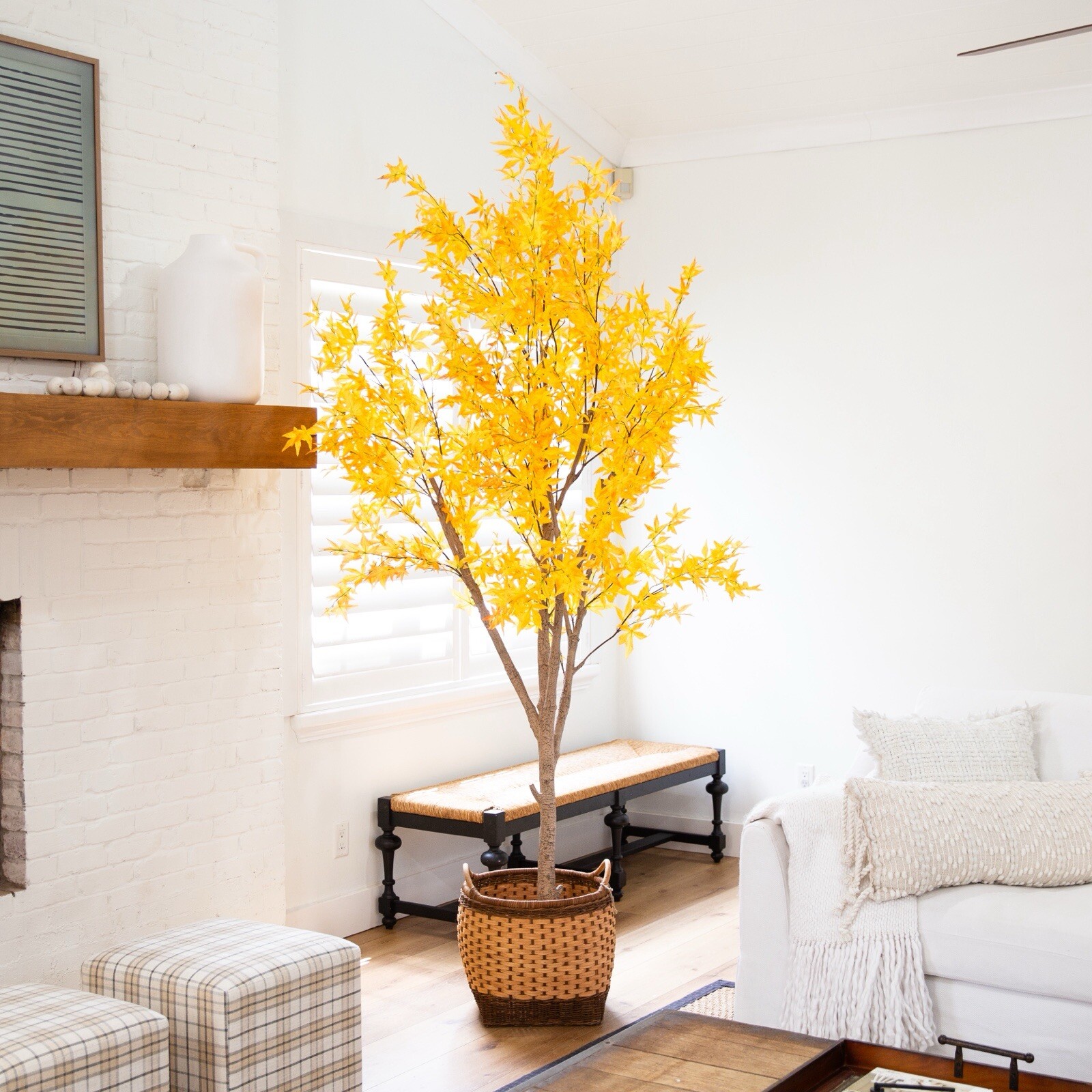9’ Autumn Maple Artificial Fall Tree Home Decor. Retail $499