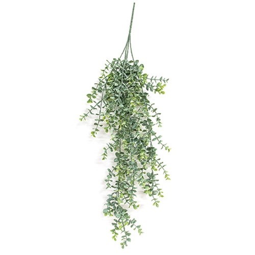 New Farmhouse GREEN TRAILING EUCALYPTUS Hanging Tear Drop Vine Stem Bush