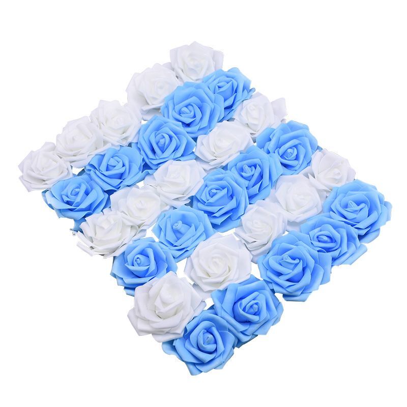 20pcs 6cm Artificial Big Foam Rose Flower Head For Wedding Party Home Decor NEW