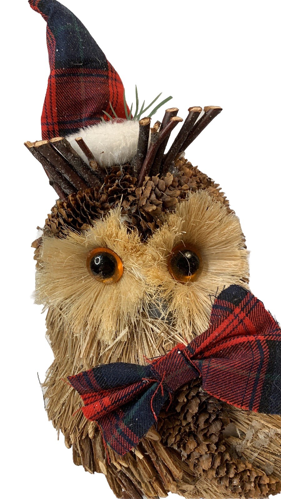 Holiday Woodland Owl Natural Organic Raw Materials Country Lodge Decor