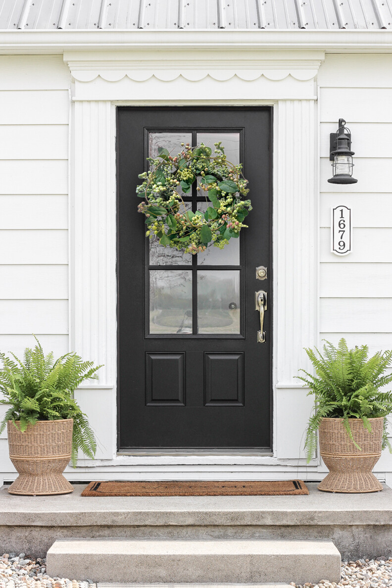 24″ Spring Botanical Artificial Mixed Berry Wreath Realistic Natural Silk Floral