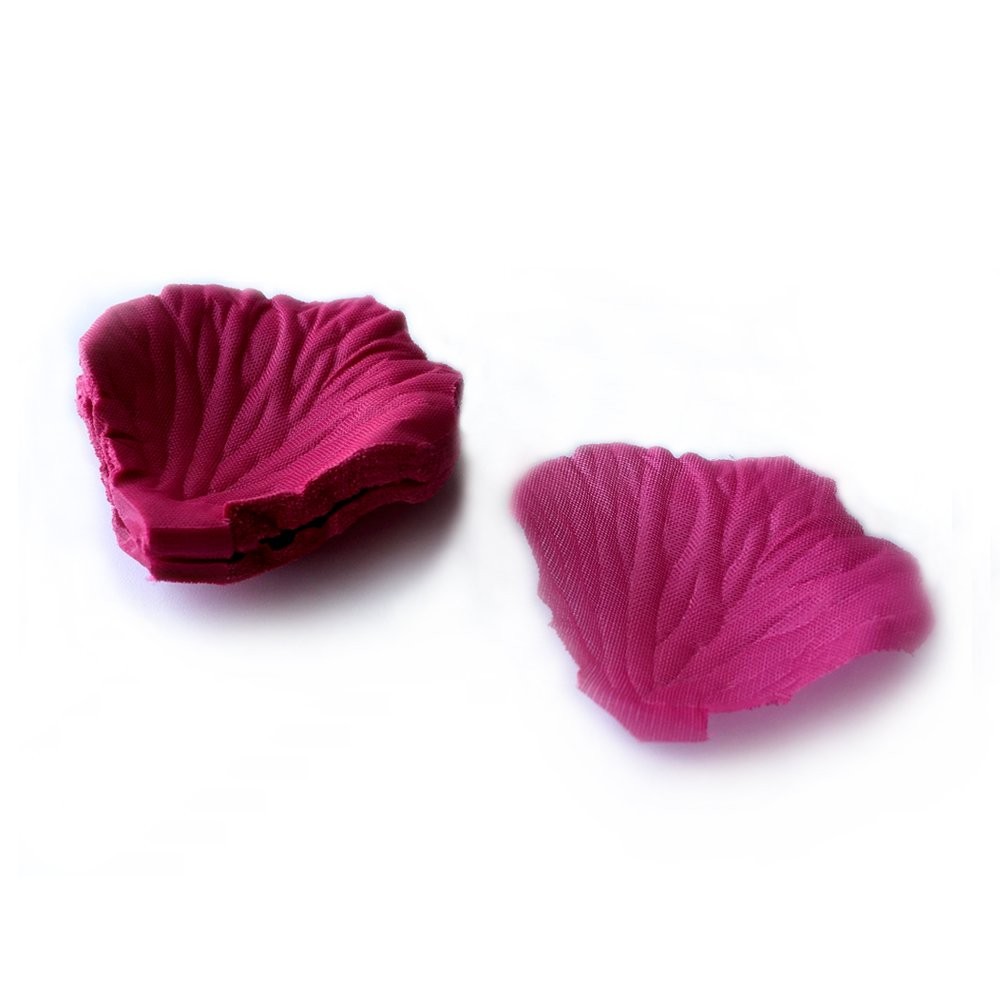 1000 Pcs Artificial Silk Rose Petals Decoration Wedding Party Color Fuchsia