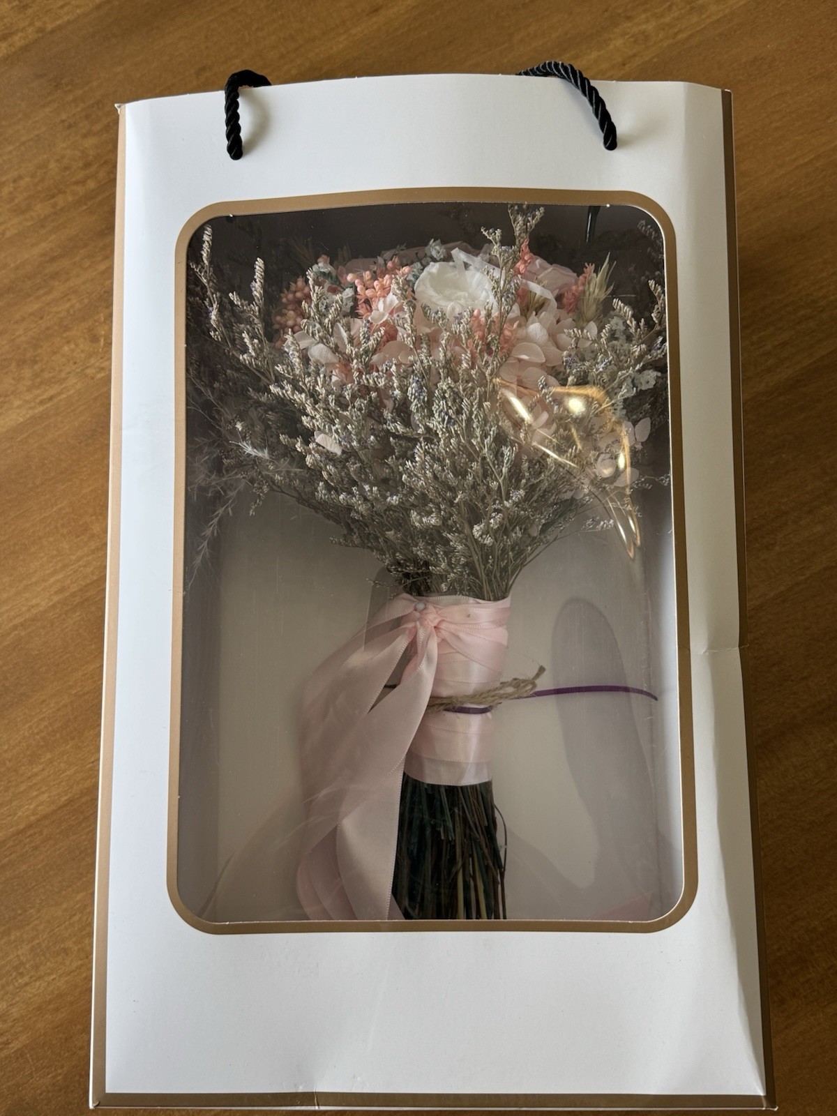 Preserved Flowers Bucket, Bridal Bucket, Preserved Flowers Gift
