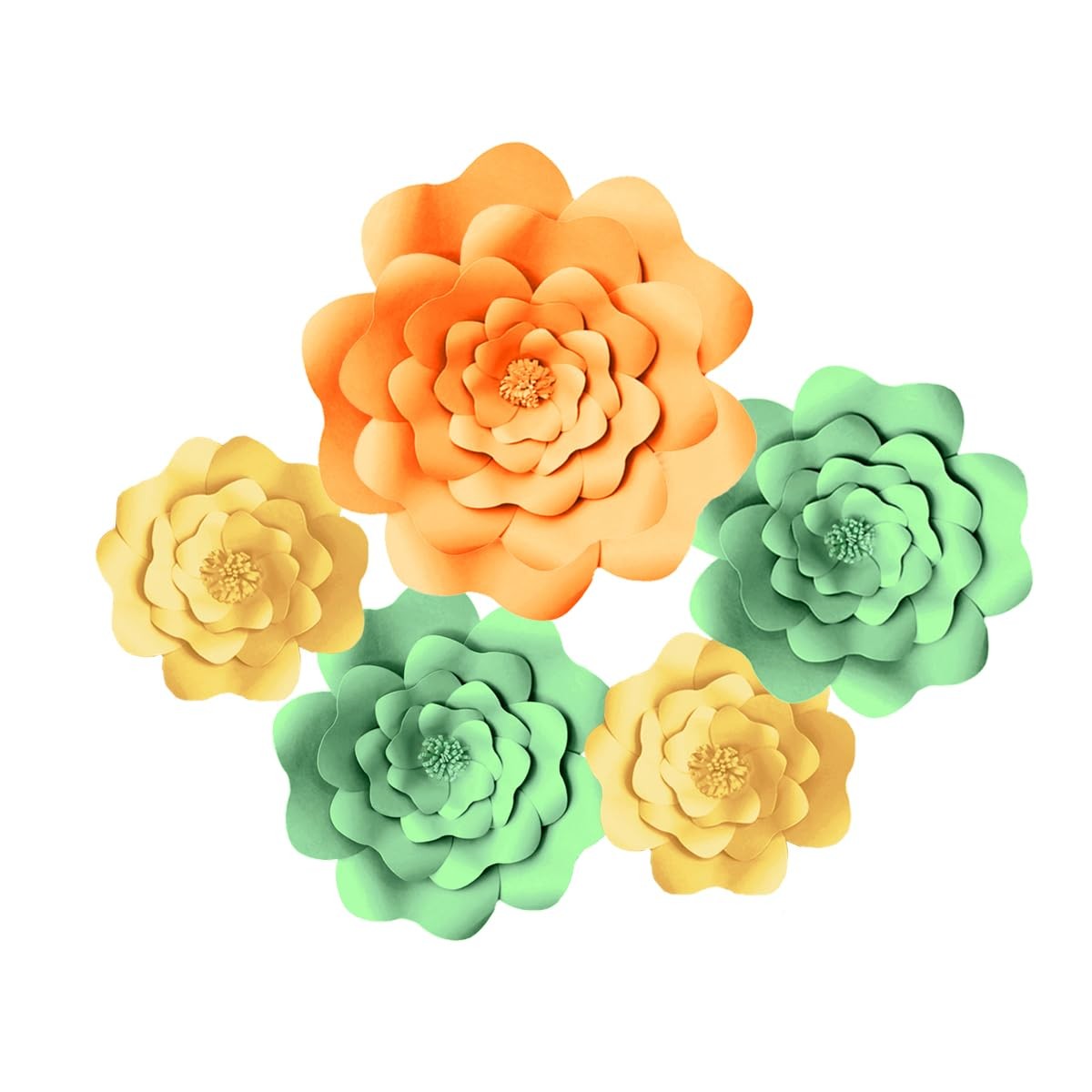 Wall Flowers 3D Large Flowers Decorations for DIY Wedding Bridal Shower Baby …