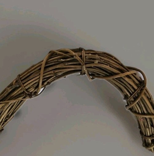 24″ Farmhouse Primitive Rustic Grapevine Home Wall Décor Arched Swag Wreath