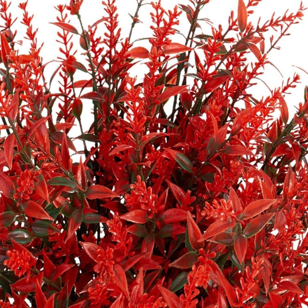 Artificial Flower Fake Plants Decor 16 Bundles Vine Hanging Outdoor Home Garden