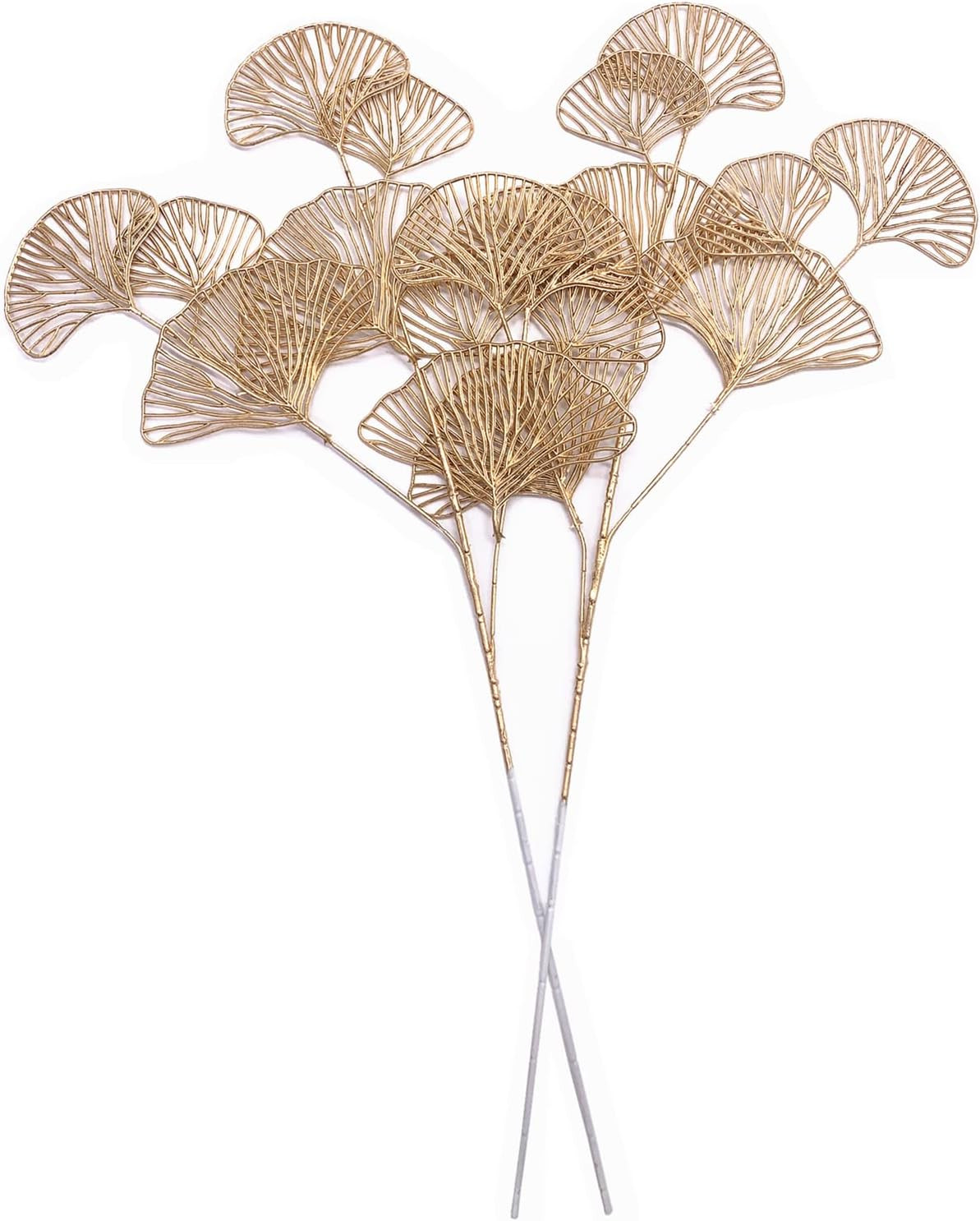 30″ Faux Golden Palm Leaves for Stunning Decor