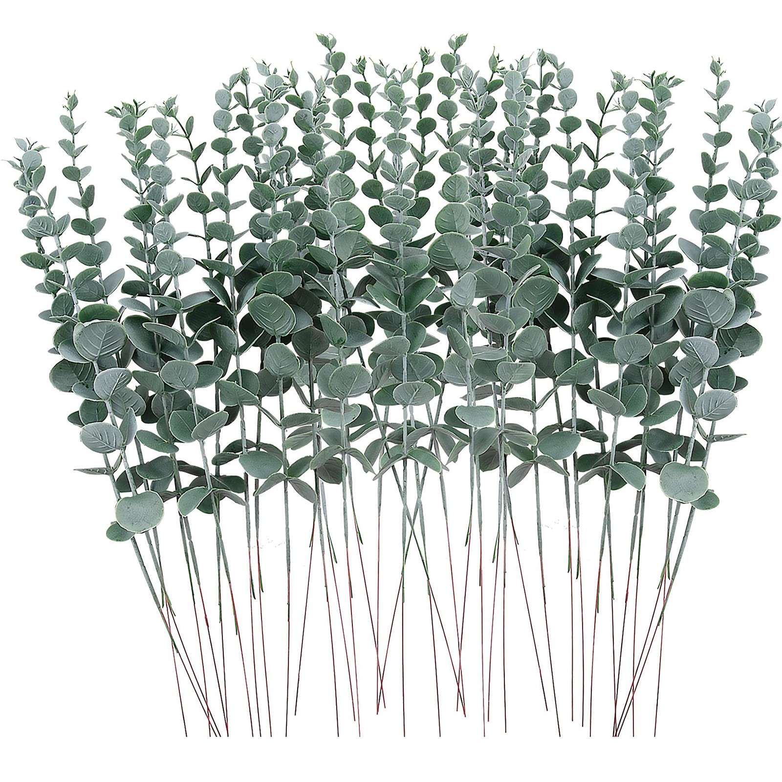 36 Pcs Eucalyptus Stems Artificial Green Leaves for Wedding & Home Decor