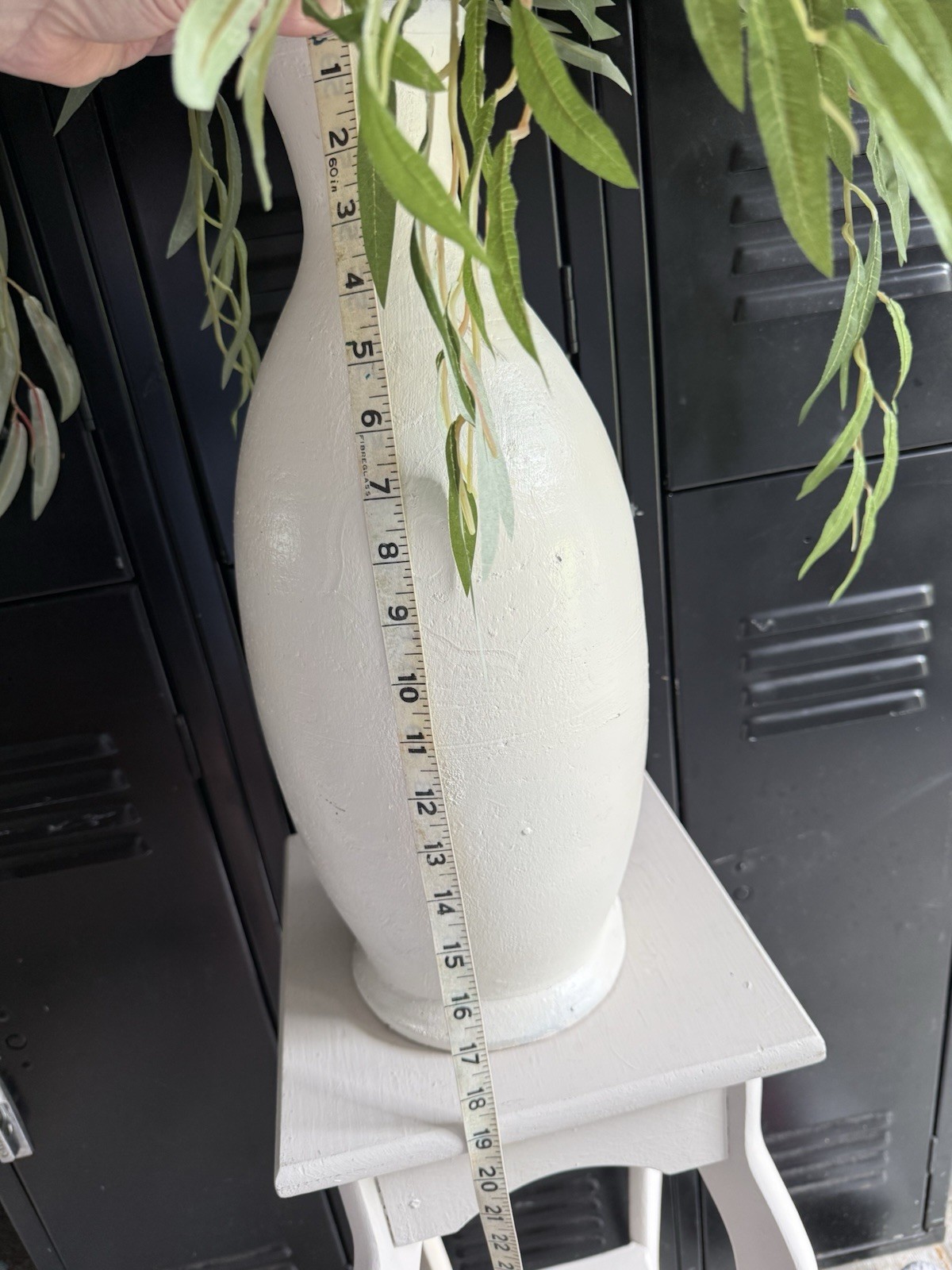 Faux Greenery Leaves, Stems Vase Included