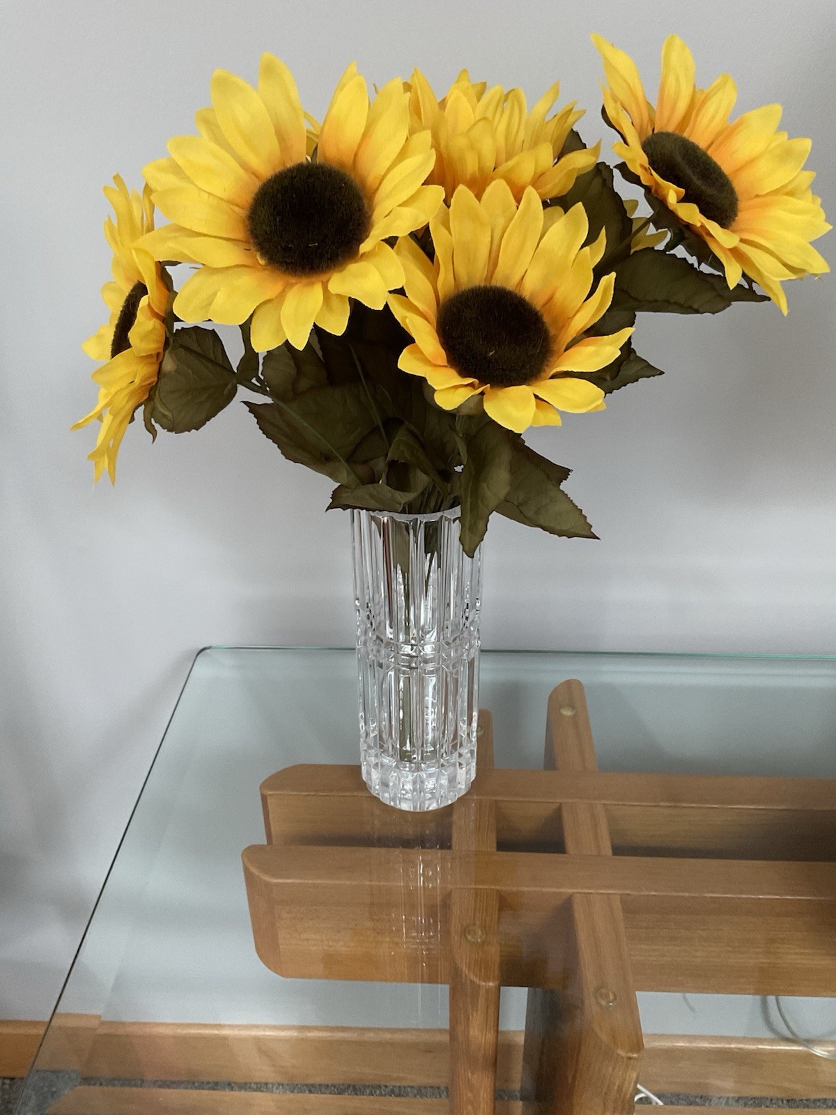 Artificial Fall Sunflower Bouquet ~ 18” Tall ~ (11) Heads ~ Fall Decor