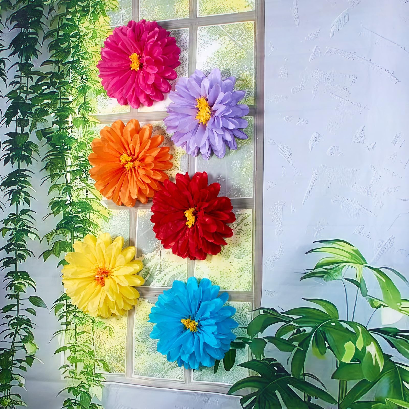 Large Paper Flowers, 20 Inch Tissue Paper Flowers Decorations for Wall, Yello…