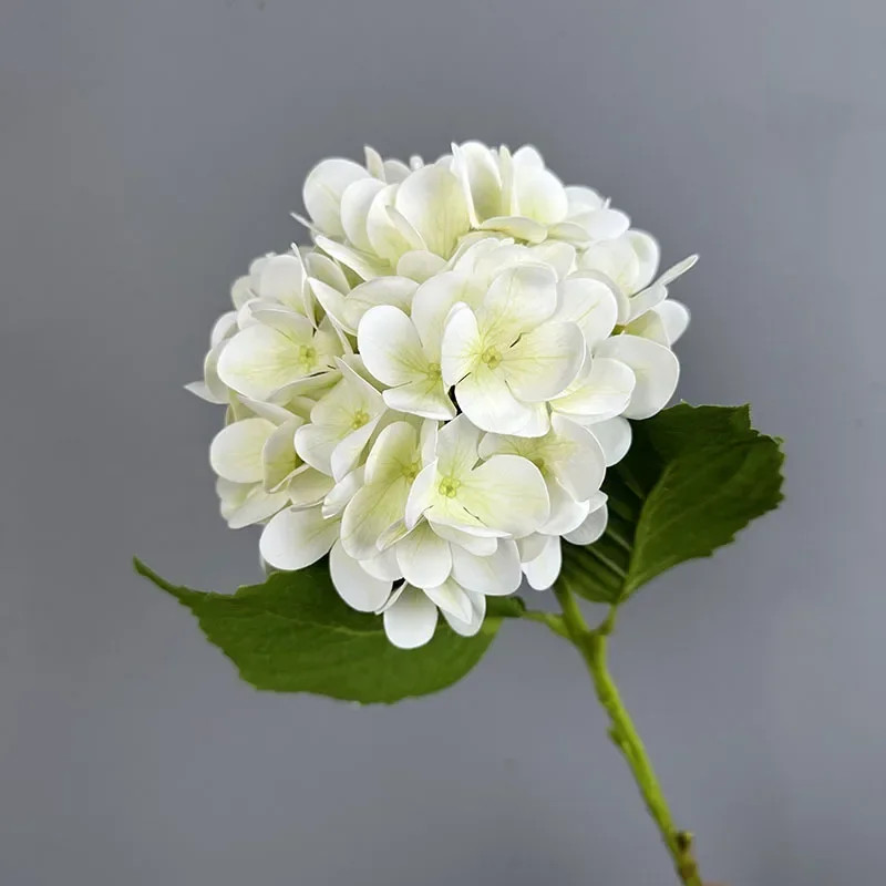 New Hydrangea Artificial Flower Real Touch Moisturizing Fake Flower Bouquet for