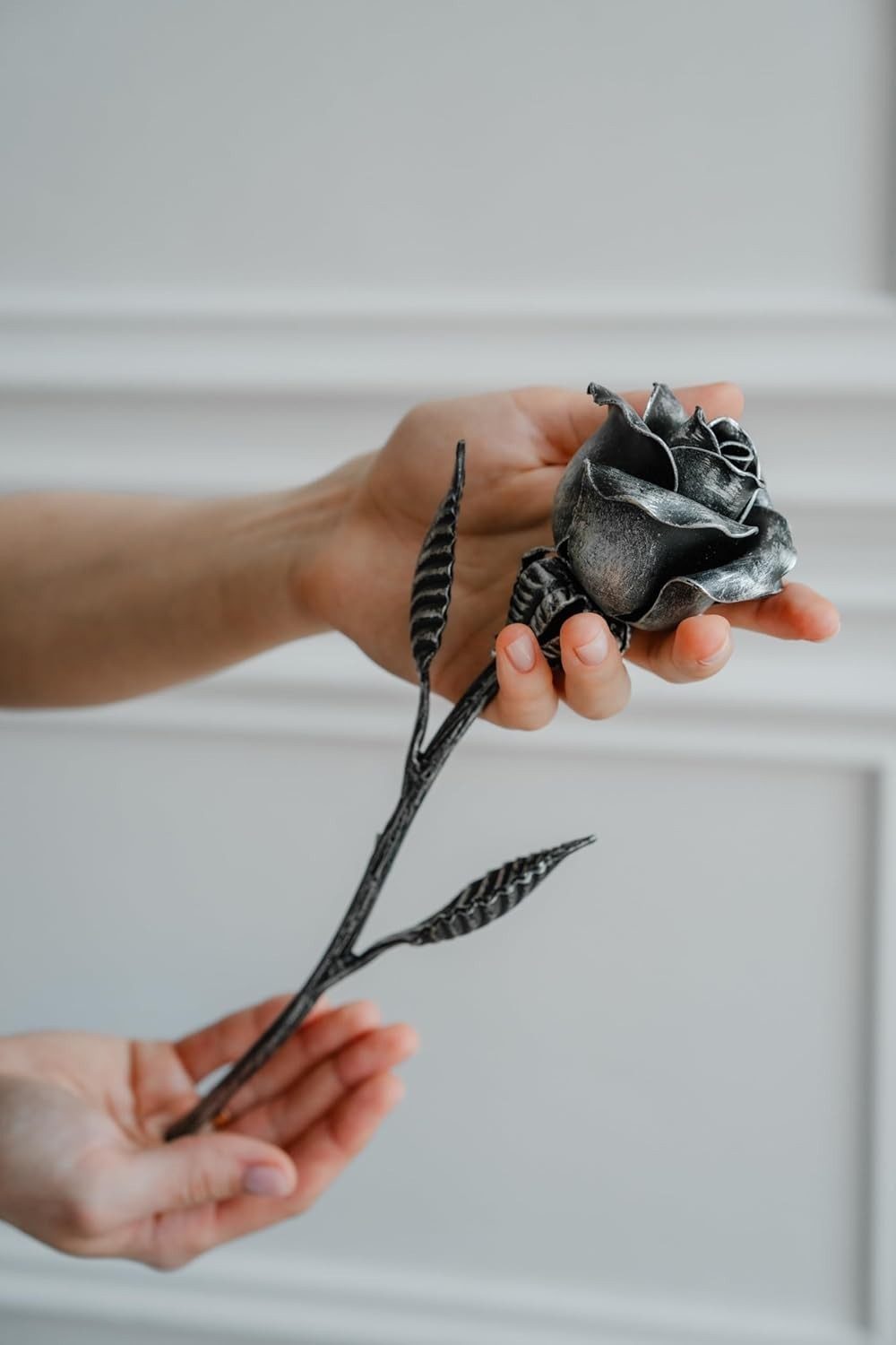 Unique Handcrafted Iron Rose – Symbol of Never-Fading Love for Anniversaries