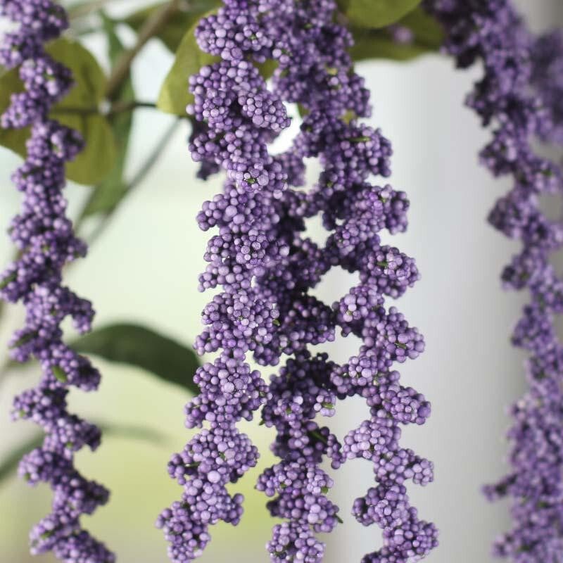 Flowing and Cascading Artificial Purple Amaranthus sprays