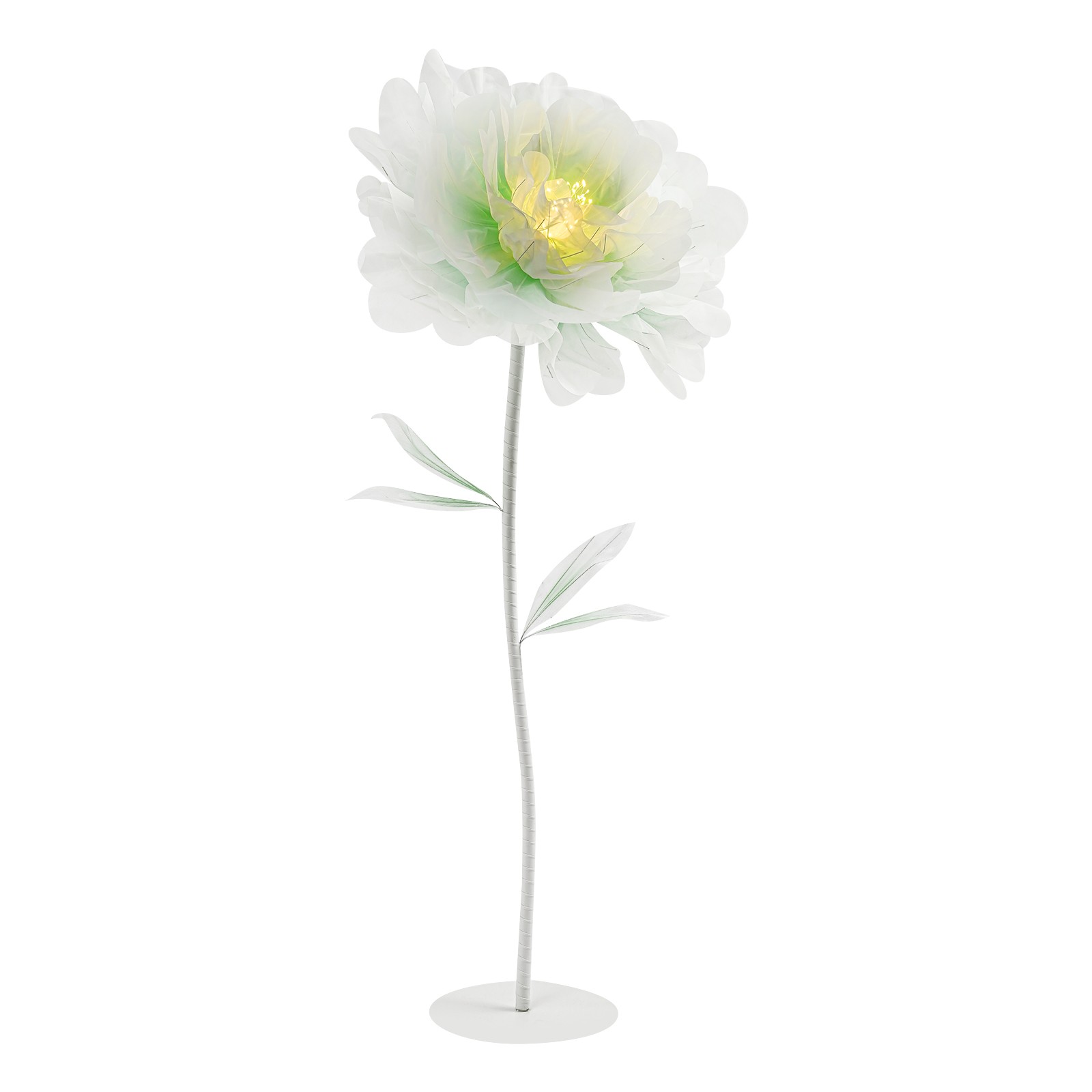 110V Flower Decor w/Light Large Electric Auto-Open Artificial Flower For Wedding