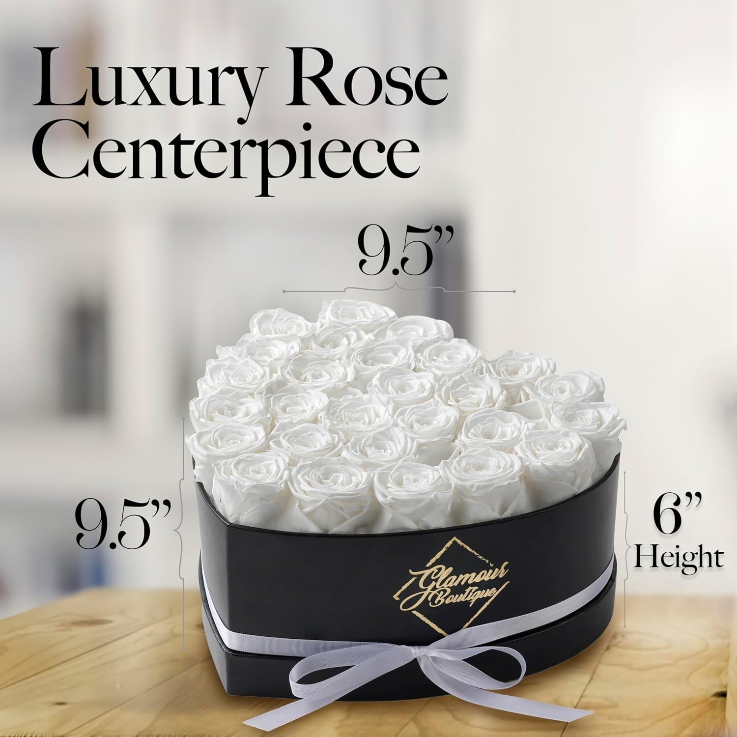 27 Flower Forever Box – Elegant White Roses for Every Special Occasion