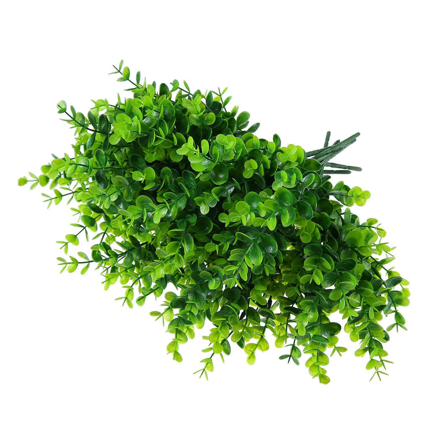 XLFAQXM Artificial Plants Flowers Grass Shrubs 8 Pack No Fade Faux Plastic Flowe
