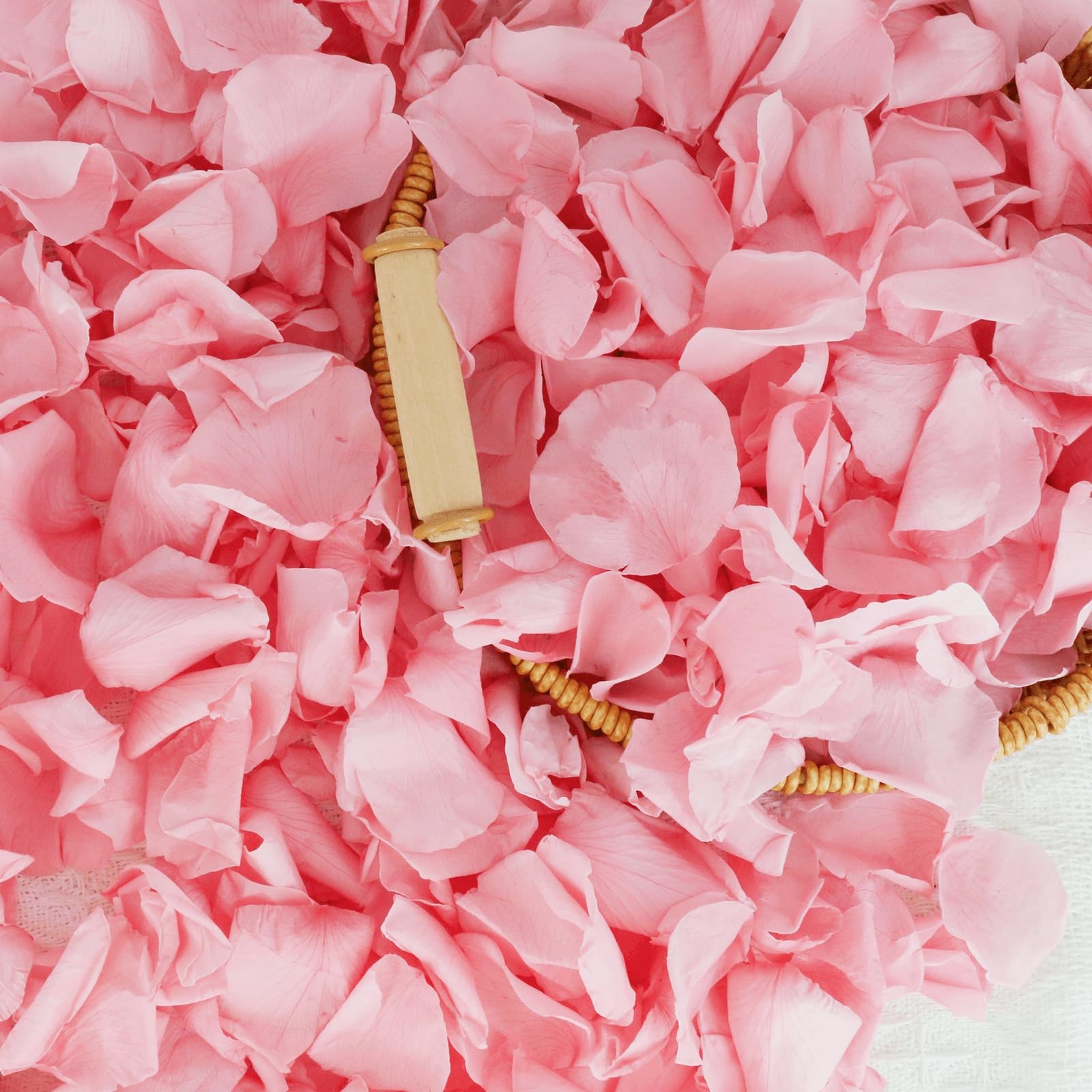 200 PCS Dried Real Pink Rose Petals Preserved 1.75oz Wedding Party Confetti