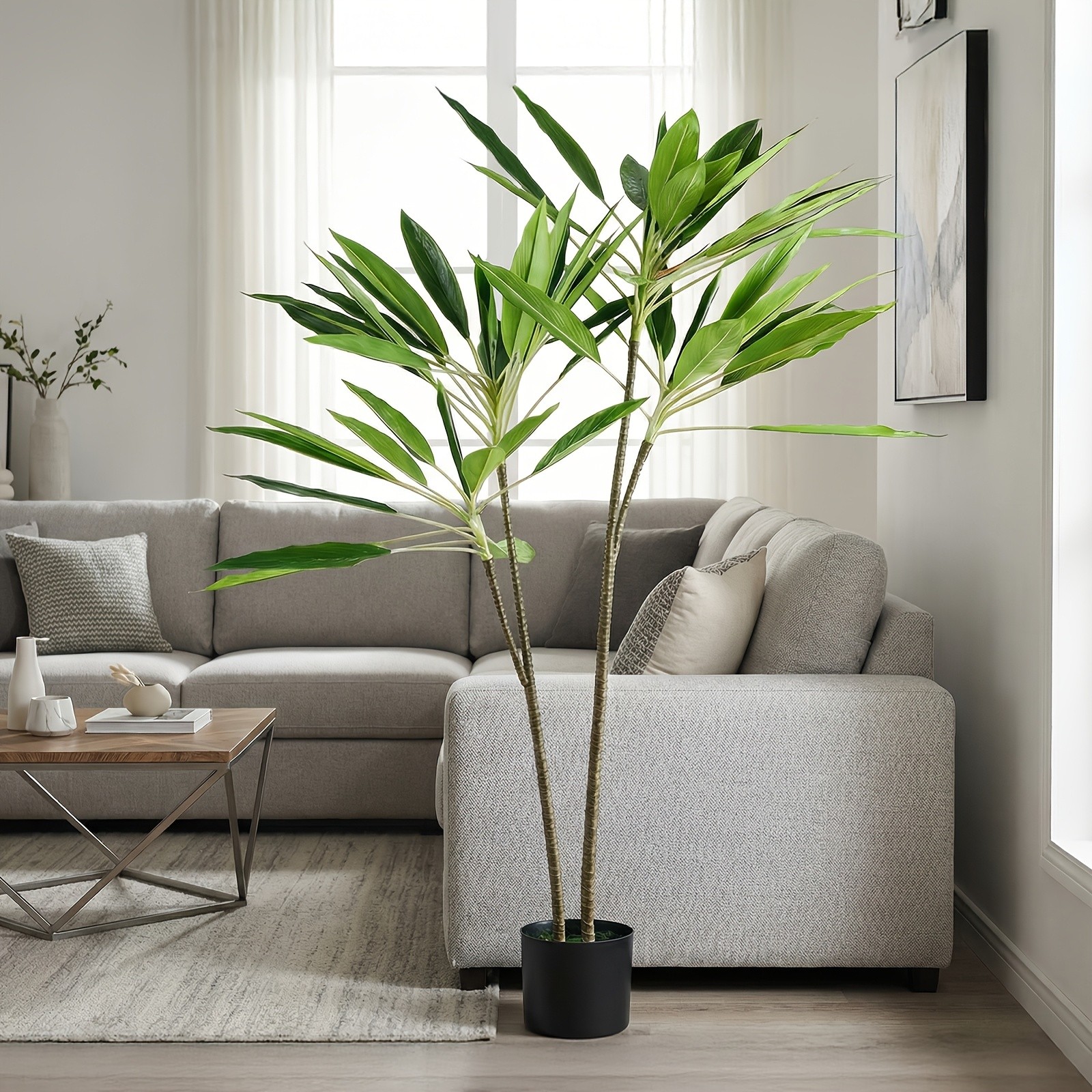 UV-Resistant Artificial Dracaena Tree/Artificial Palm Tree For Indoor/Outdoor