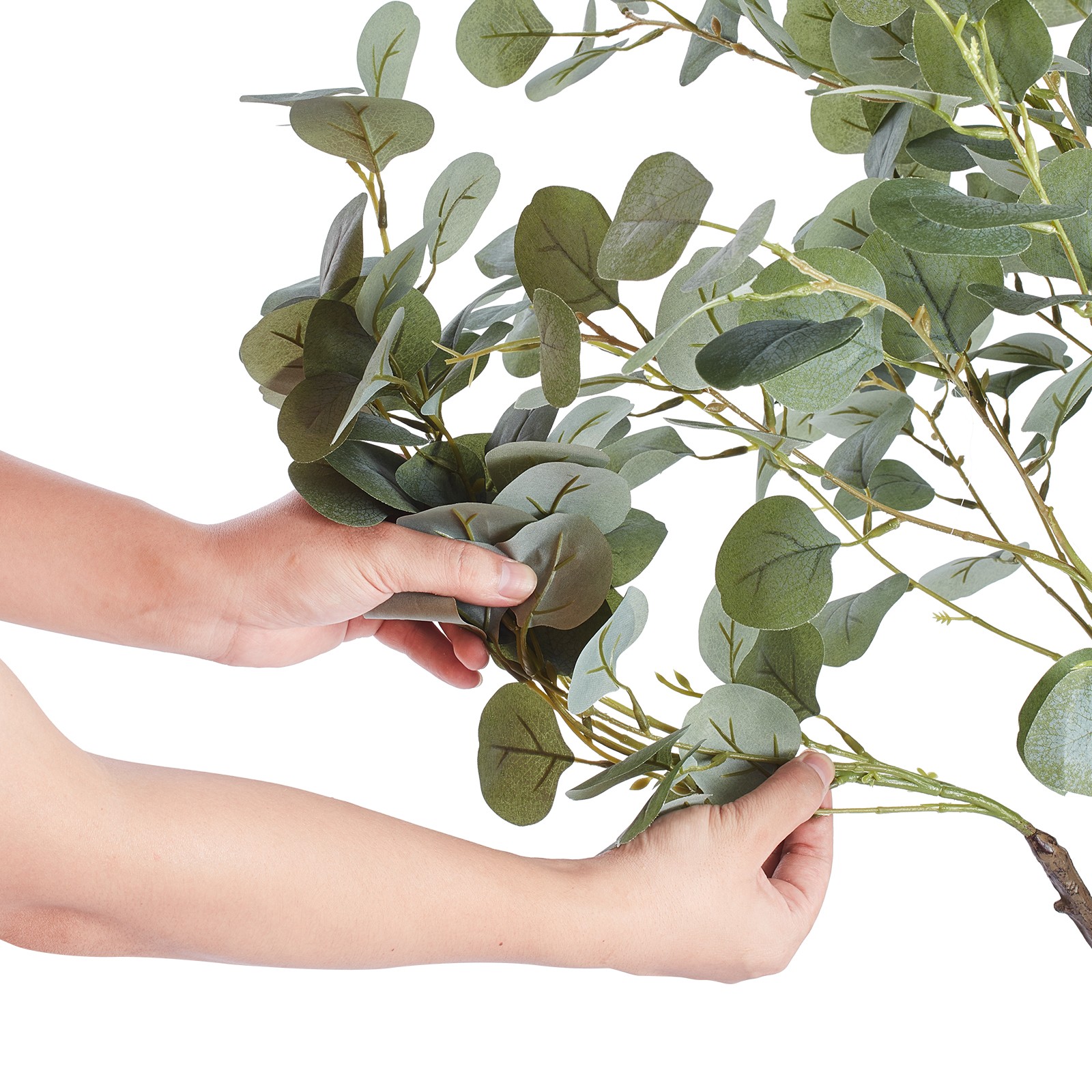 Artificial Eucalyptus Tree 6ft Tall Fake Faux Silk Plant Home Decor In/outdoor