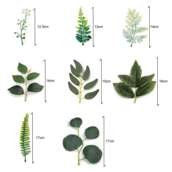 Greenery for Centerpieces, 48pcs with 8 Kinds of Fake Greenery Faux Greenery …