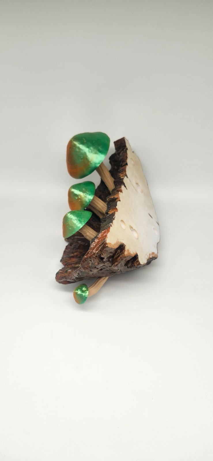 Mushroom Wall Planter Woodland Forest Decor Hanging Planter 9” Wide Fairy Garden