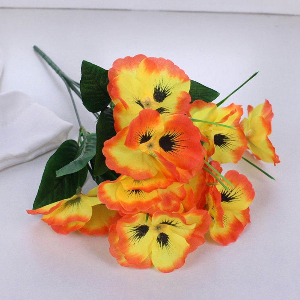 Artificial Pansy Flowers with Bright Colors for Beautiful Arrangements
