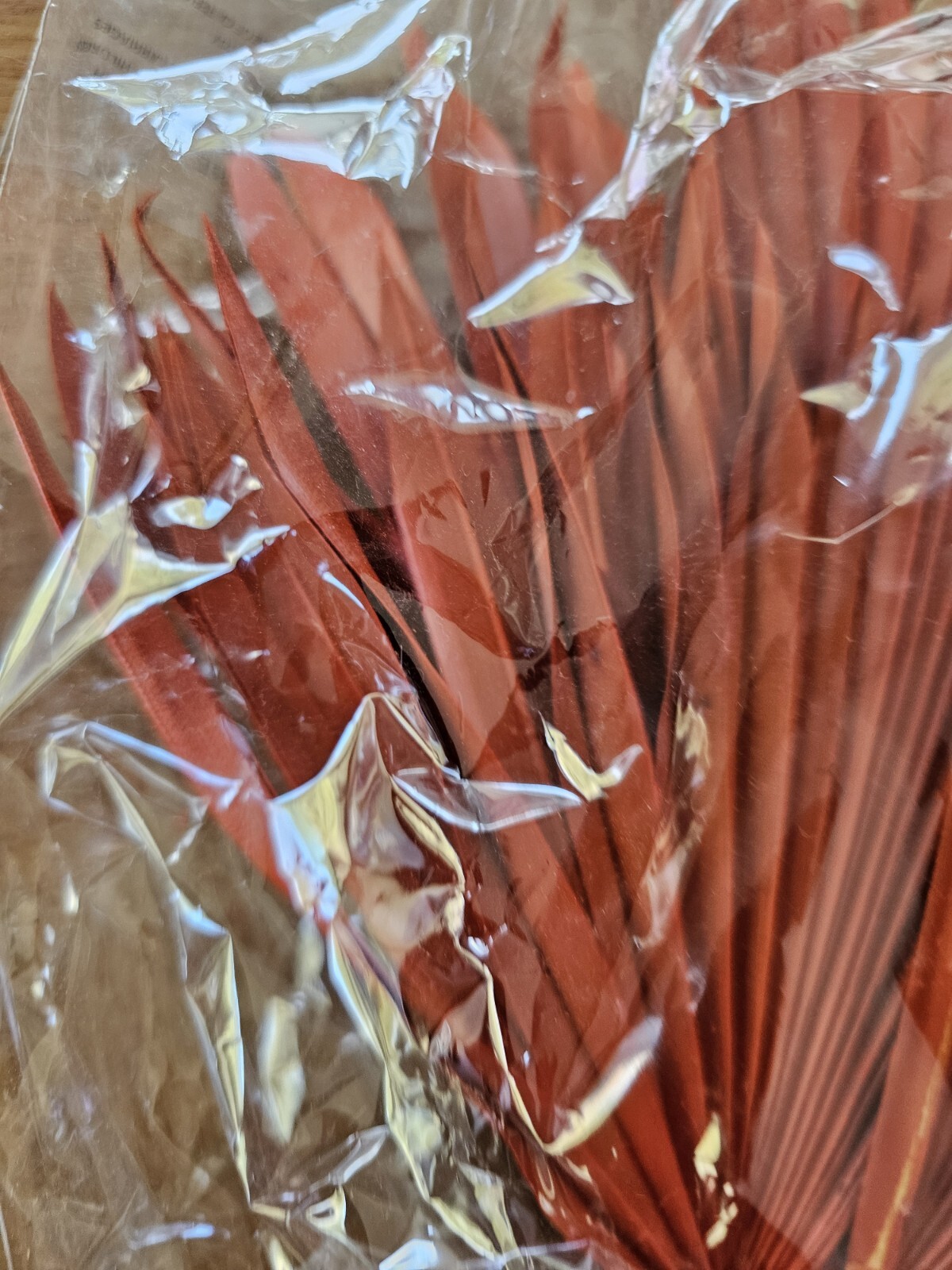 Natural Palm Leaf Branches Organic Orb Vessel Filler Bundle