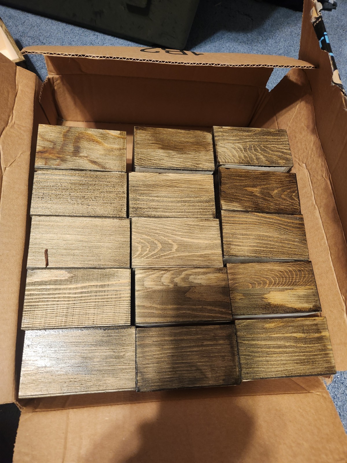 Stained Wooden Decorative Boxes
