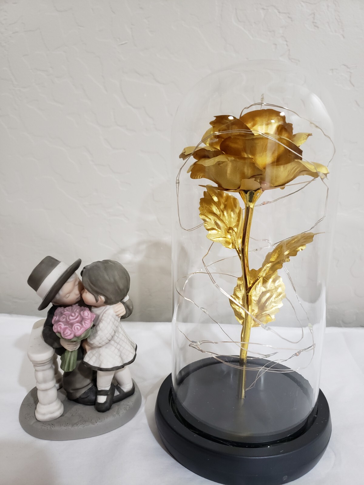 Galaxy Rose in Glass Dome LED Enchanted Flower Valentine’s Day Birthday Gift