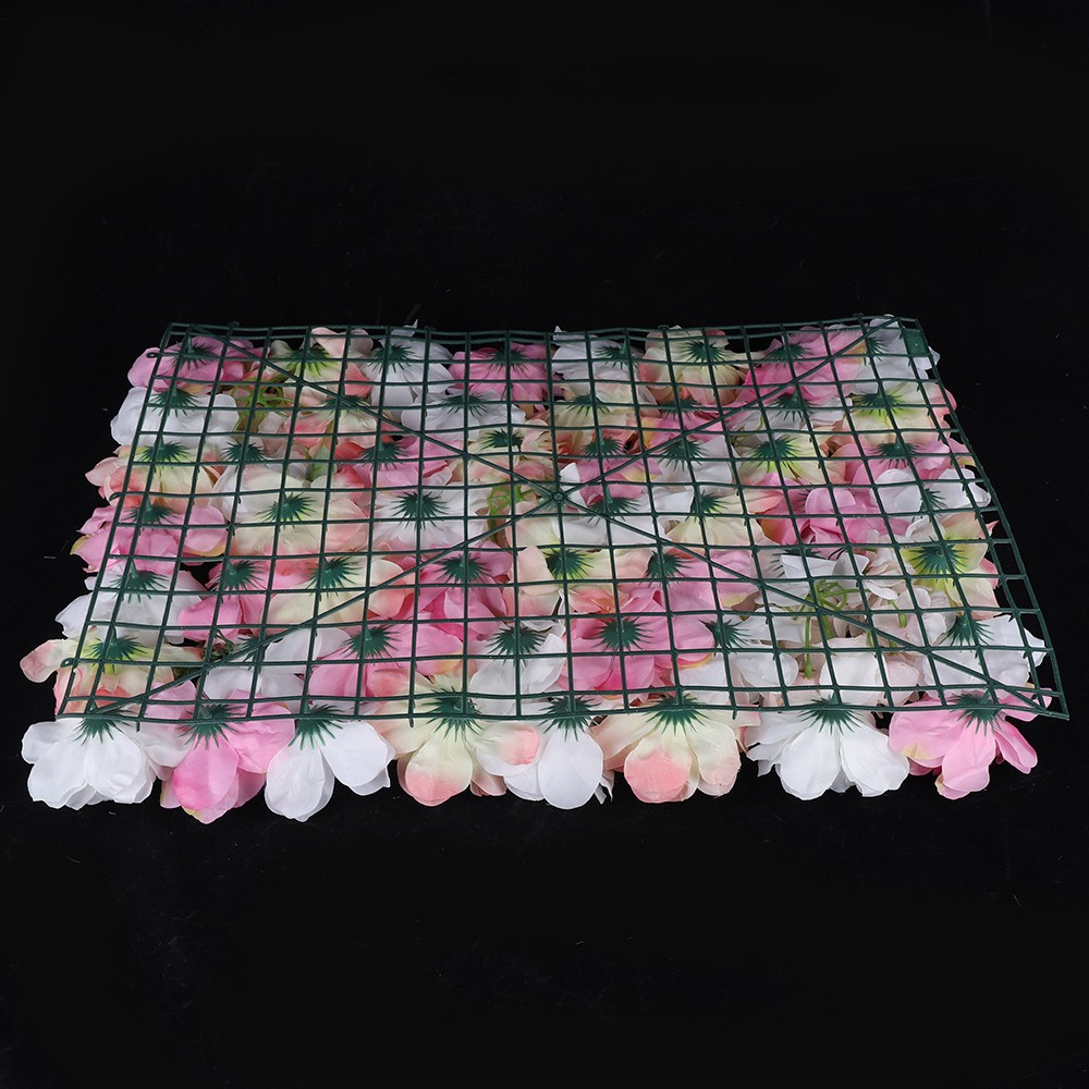 12Pcs Flower Wall Panels Artificial Flower Panels Fake Flower Wall Decoration