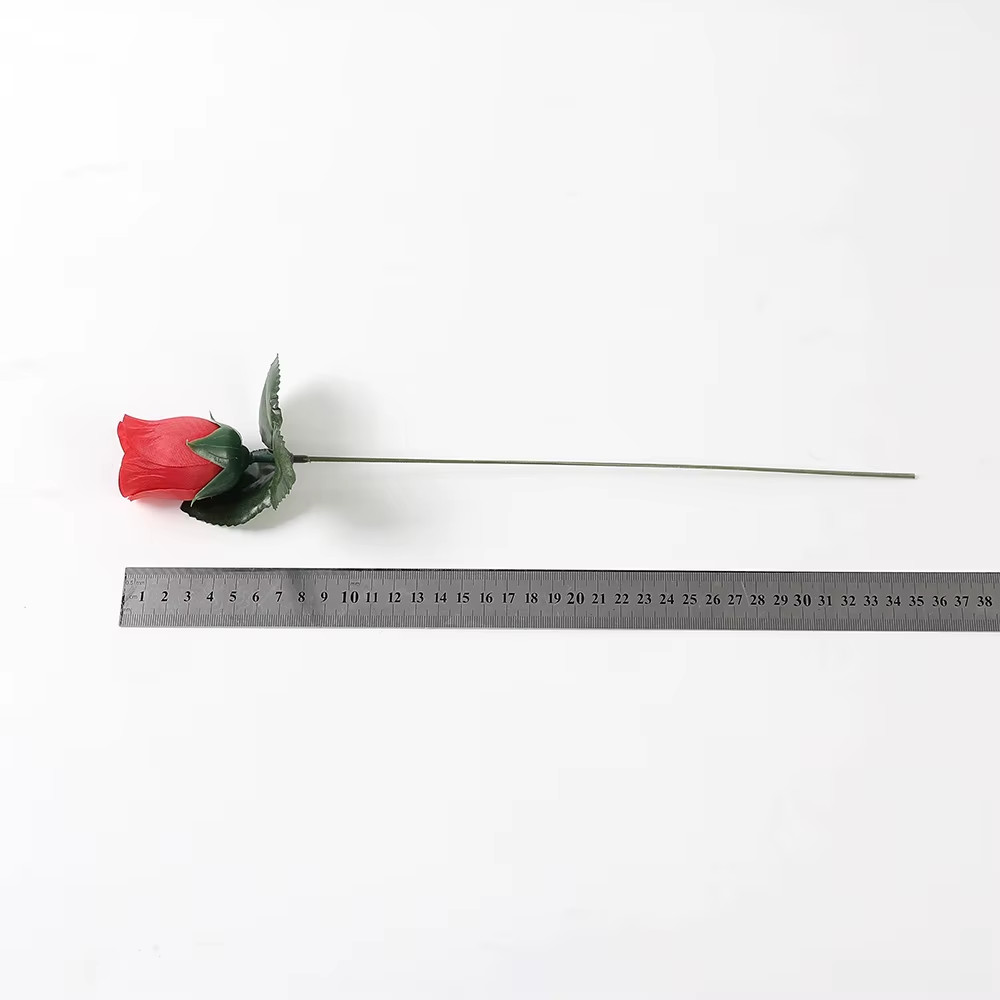 10Pcs Artificial Red Roses – Wedding Decor, Home Vase, DIY Wreaths, Fake Flowers