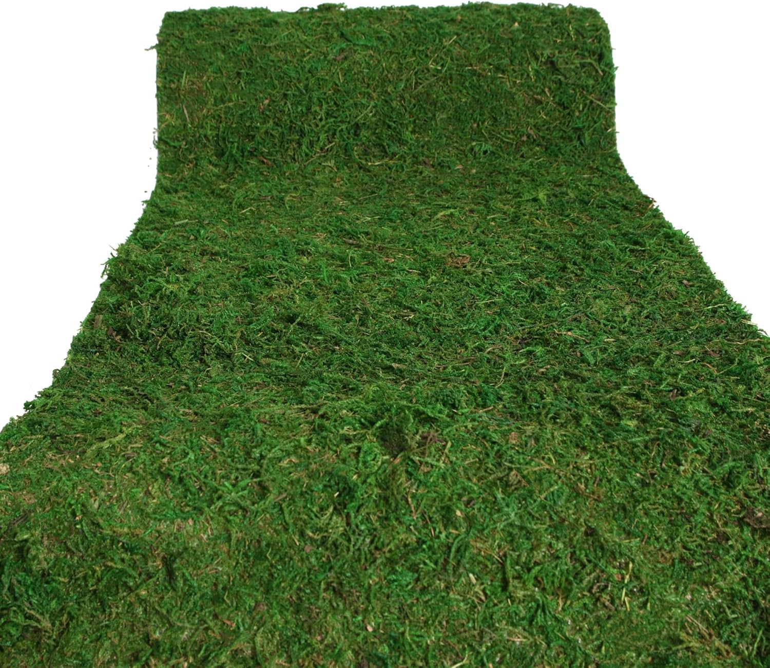 USMOLA Moss Roll, Dried Moss for Crafts, Moss Table Runner for Fairy Gardens, We